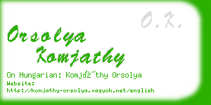 orsolya komjathy business card
